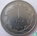 Turkije 1 lira 1975 - Afbeelding 1