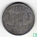 Belgium 1 franc 1942 (NLD-FRA) - Image 1
