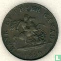 Upper-Canada ½ penny 1850 - Afbeelding 1