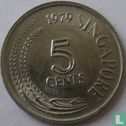 Singapour 5 cents 1979 - Image 1