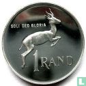 Afrique du Sud 1 rand 1977 - Image 2