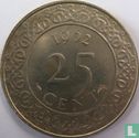 Suriname 25 cents 1962 - Afbeelding 1