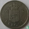 Denemarken 1 krone 1976 - Afbeelding 1
