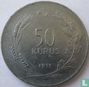 Turkije 50 kurus 1971 - Afbeelding 1