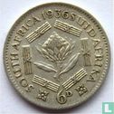 Afrique du Sud 6 pence 1936 - Image 1