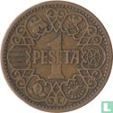 Spain 1 peseta 1944 - Image 2