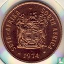 Afrique du Sud 1 cent 1974 - Image 1