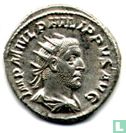 Romeinse Keizerrijk Antoninianus van Keizer Philippus I Arabs 245 n.Chr. - Afbeelding 2