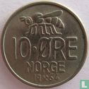 Norwegen 10 Øre 1964 - Bild 1