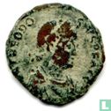 Romeinse Keizerrijk Antioch AE2 van Keizer Theodosius I 392-395 - Afbeelding 2