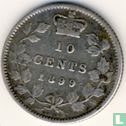 Canada 10 cents 1899 (large 9) - Image 1