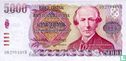 Argentinië 5000 Pesos Argentinos 1984 - Afbeelding 1