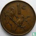 Afrique du Sud 1 cent 1966 (SUID-AFRIKA) - Image 2
