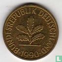 Duitsland 10 pfennig 1990 (G) - Afbeelding 1