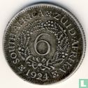 Afrique du Sud 6 pence 1924 - Image 1