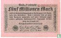 Deutschland 5 Millionen Mark 1923 (S.105 - Ros.104a) - Bild 1