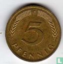Duitsland 5 pfennig 1980 (F) - Afbeelding 2