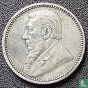 Zuid-Afrika 6 pence 1895 - Afbeelding 2
