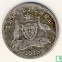 Australia 3 pence 1915 - Image 1