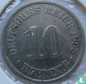 Empire allemand 10 pfennig 1898 (A) - Image 1
