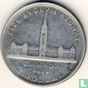 Canada 1 dollar 1939 "Visit of His Majesty King George VI and Her Majesty Queen Elizabeth to Ottawa" - Afbeelding 1