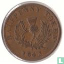 Nova Scotia ½ penny 1843 - Afbeelding 1