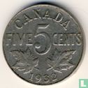 Canada 5 cents 1932 - Image 1