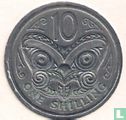 Nouvelle-Zélande 10 cents / 1 shilling 1969 - Image 2