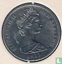 New Zealand 5 cents 1985 (low relief portrait) - Image 1