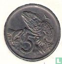 Nouvelle-Zélande 5 cents 1969 - Image 2