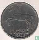 Noorwegen 1 krone 1958 - Afbeelding 1