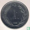 Turquie 1 lira 1968 - Image 1