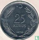 Turkije 25 kurus 1978 - Afbeelding 1