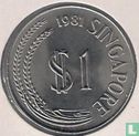 Singapour 1 dollar 1981 - Image 1