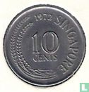 Singapour 10 cents 1972 - Image 1
