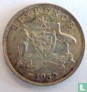 Australie 6 pence 1952 - Image 1