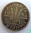 Australie 3 pence 1954 - Image 1