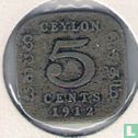 Ceylon 5 cents 1912 - Image 1