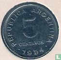 Argentinië 5 centavos 1954 - Afbeelding 1