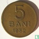 Roumanie 5 Bani 1952 - Image 1