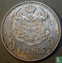 Monaco 5 francs 1945 - Image 1
