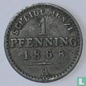 Pruisen 1 pfenning 1868 (A) - Afbeelding 1