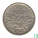 Frankrijk 5 francs 1962 - Afbeelding 1
