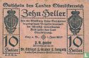 Oberösterreich 10 Heller 1920 - Afbeelding 1