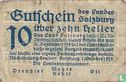 Salzburg 10 Heller 1919 - Afbeelding 1