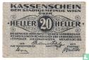 Wien 20 Heller 1919 - Image 1