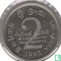 Sri Lanka 2 rupees 1993 - Afbeelding 1