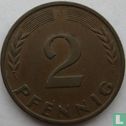 Duitsland 2 pfennig 1962 (D) - Afbeelding 2
