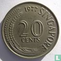 Singapour 20 cents 1977 - Image 1