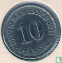 Duitse Rijk 10 pfennig 1911 (J) - Afbeelding 1